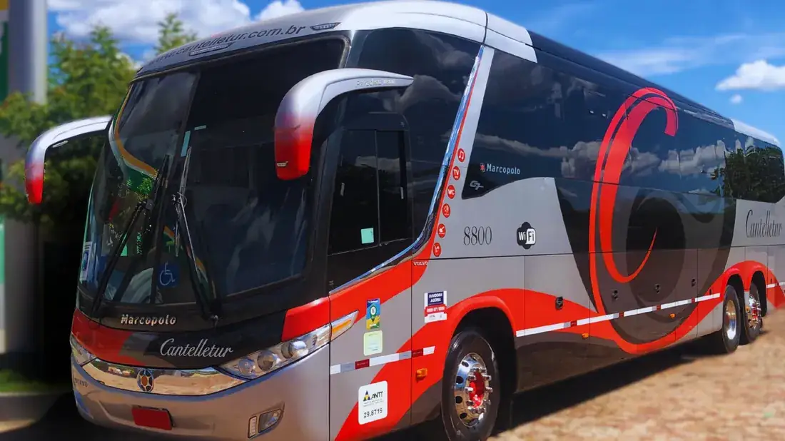 Ônibus G7 Paradiso 1200 Semileito de 46 lugares