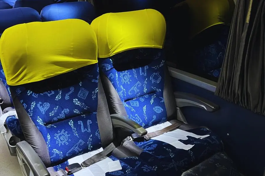 Poltronas executivas do G7 Paradiso 1200 de 45 lugares